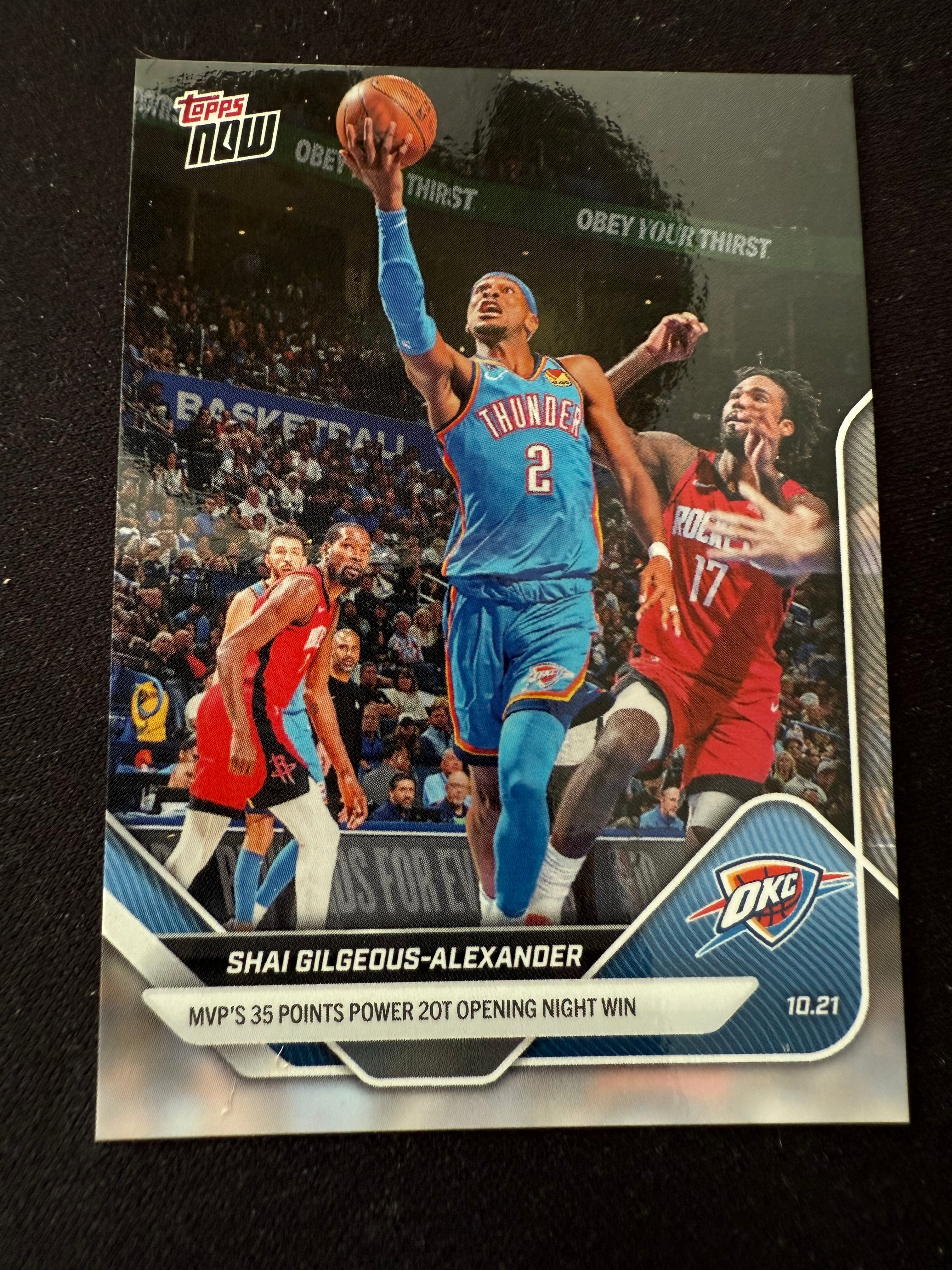 Shai Gilgeous-Alexander Topps NOW Card #1